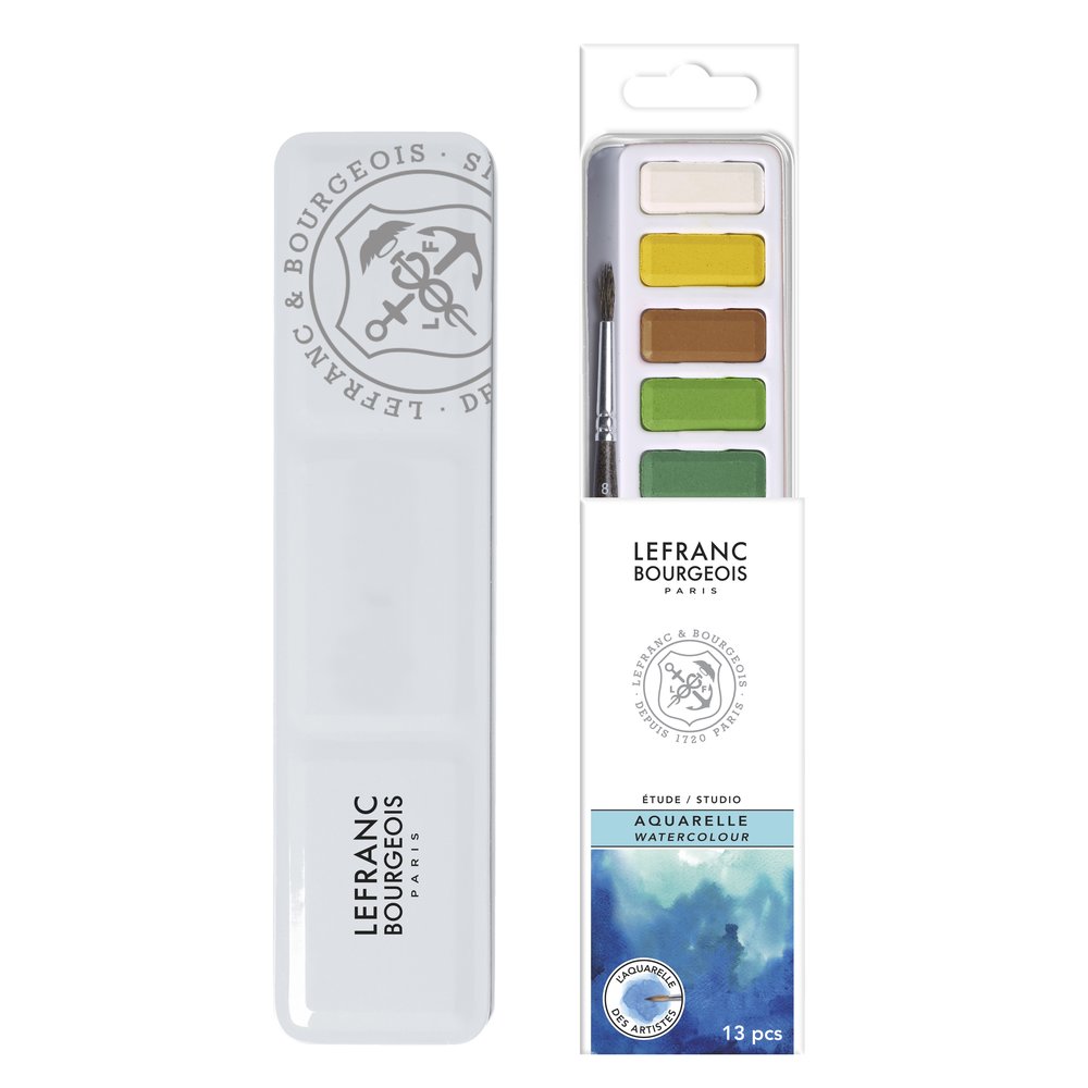 LEFRANC BOURGEOIS ETUDE AQUARELLE