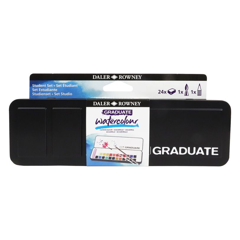 GRADUATE AQUARELLE SET ETUDIANT 24
