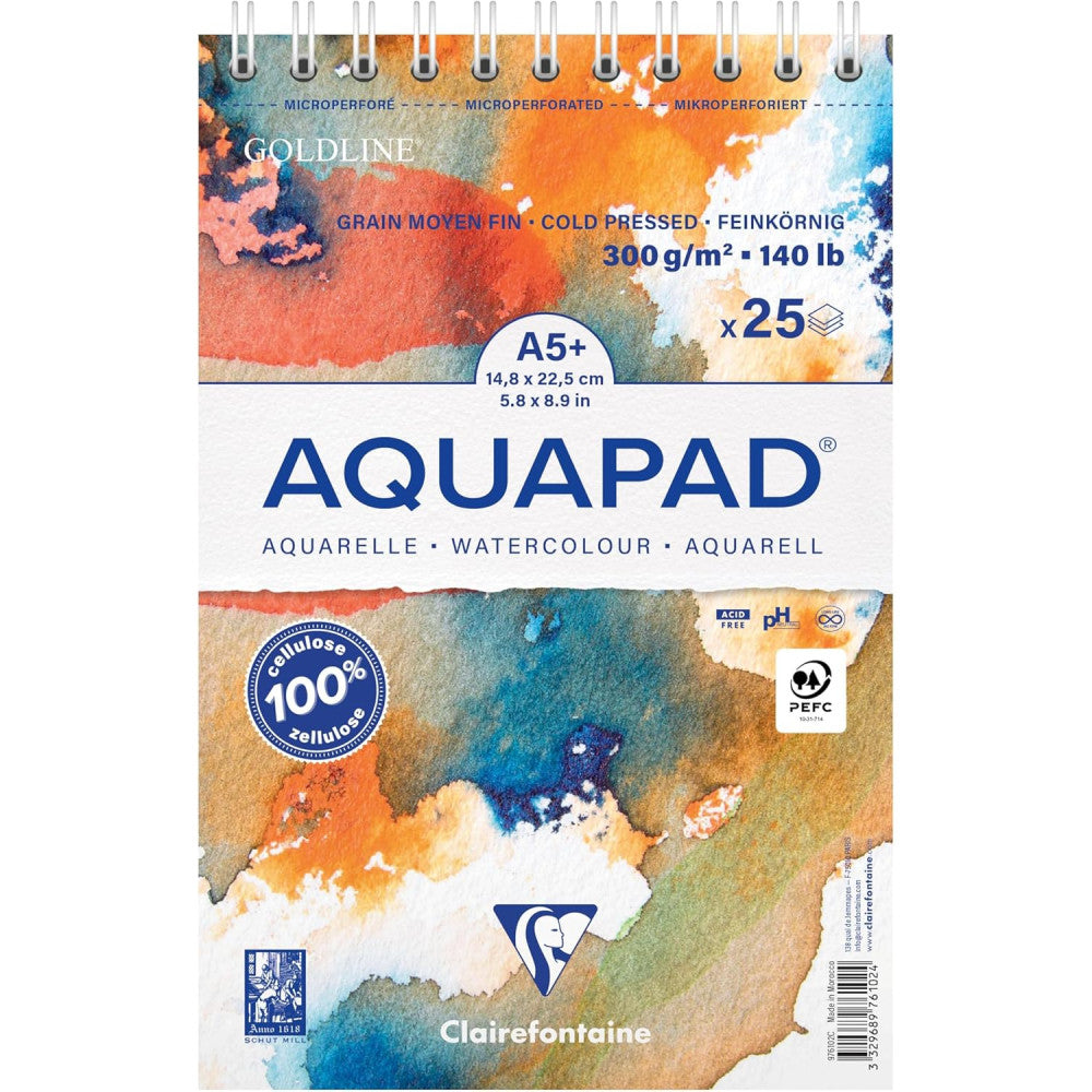 BLOC AQUAPAD A5 AQUARELLE