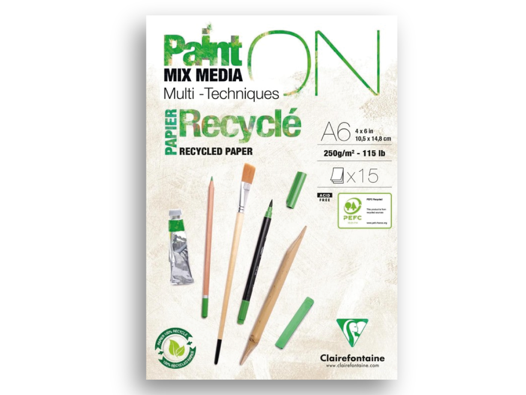 BLOC COLLE PAINT' RECYCLE A6 15f