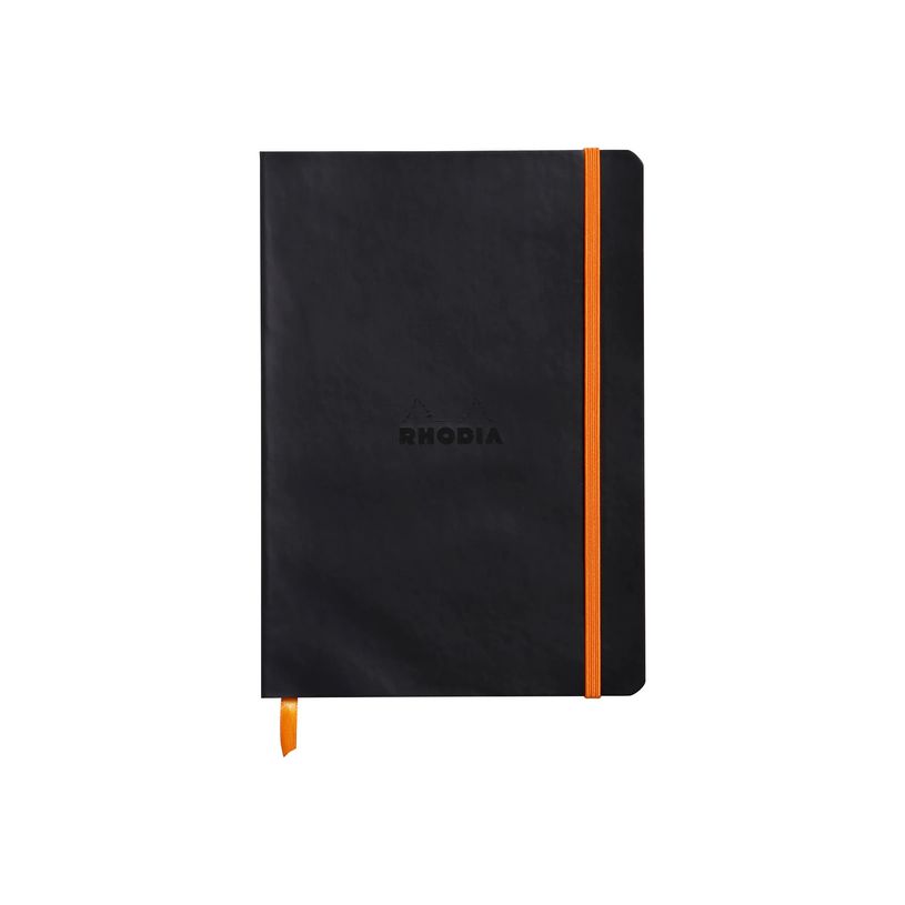 RHODIARAMA SOUPLE A5 5x5 NOIR 160p 90g