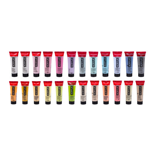 COFFRET ACRYLIQUE PASTEL 24X20 ML
