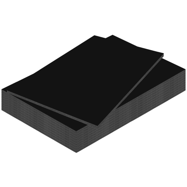 CARTON PLUME NOIR A3