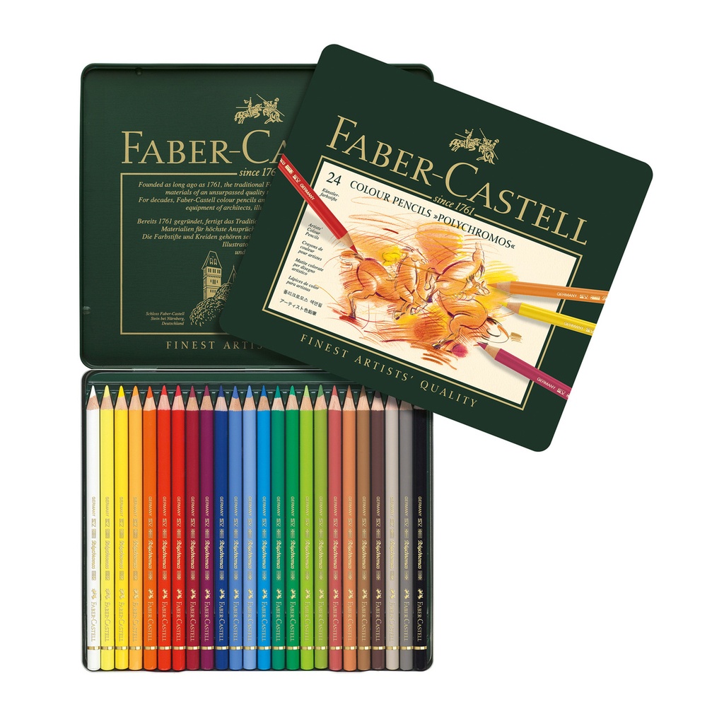 Faber- Castell polychromos colour pencils 24