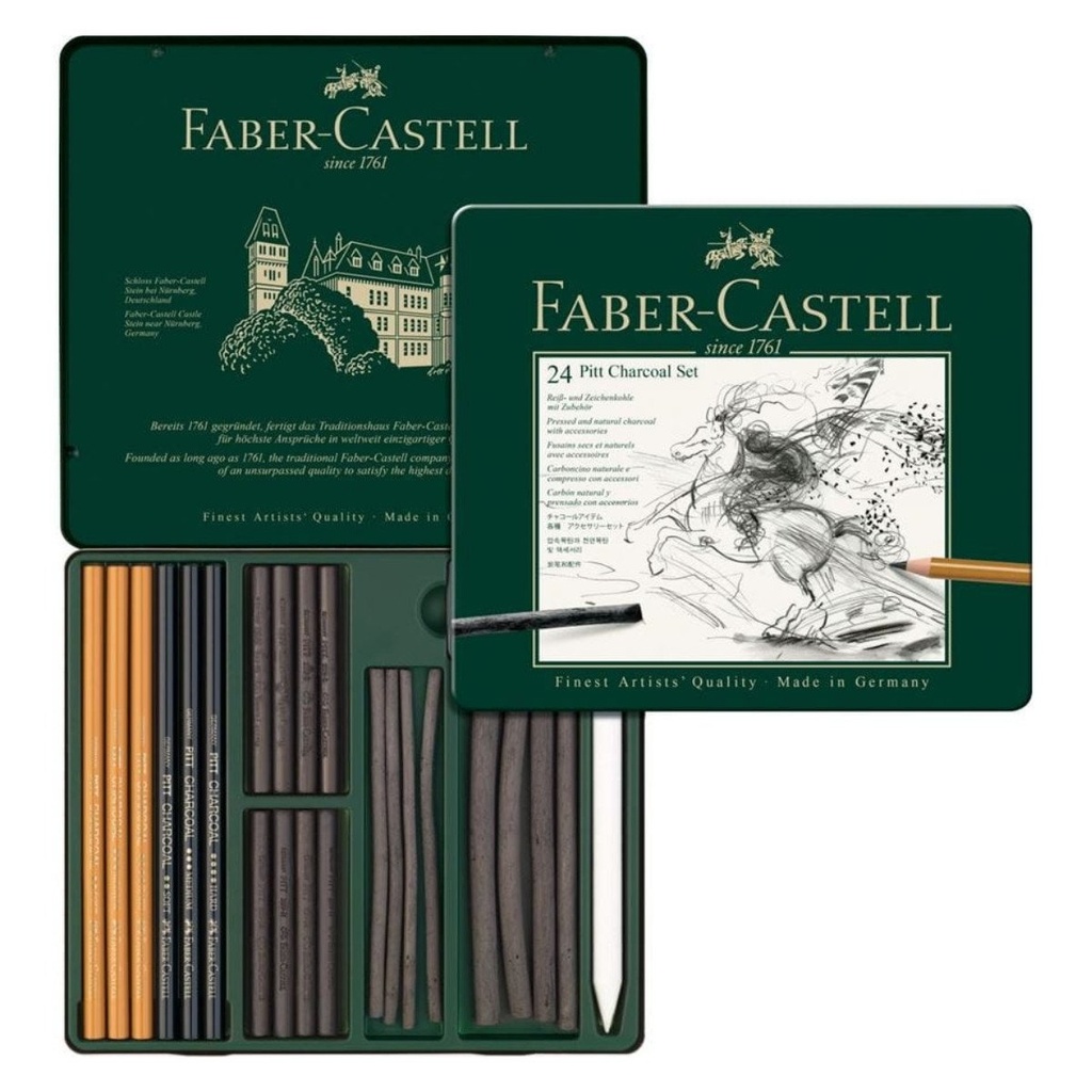 Faber-Castell pitt charcoal set 24