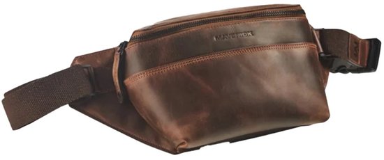 MAVRICK BROWN sac banane cuir