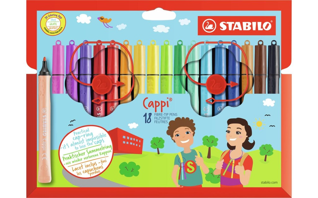 stabilo cappi set 18 