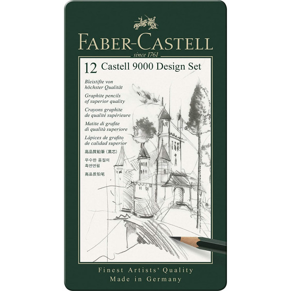 faber-castell 9000 design set 12