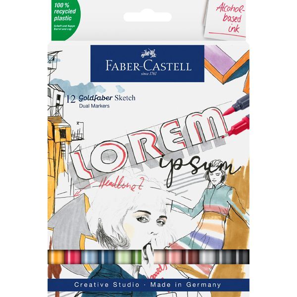 FABER CASTELL 12 goldfaber sketch