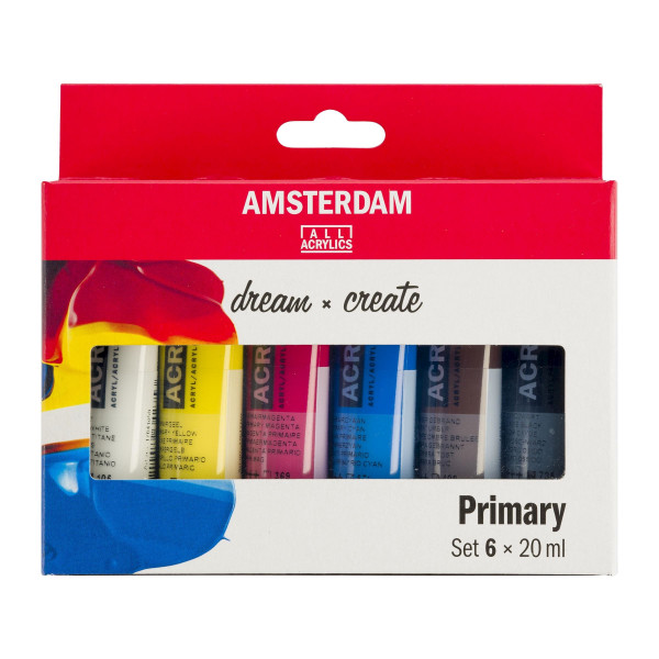 AMSTERDAM PRIMARY SET 6x20ml