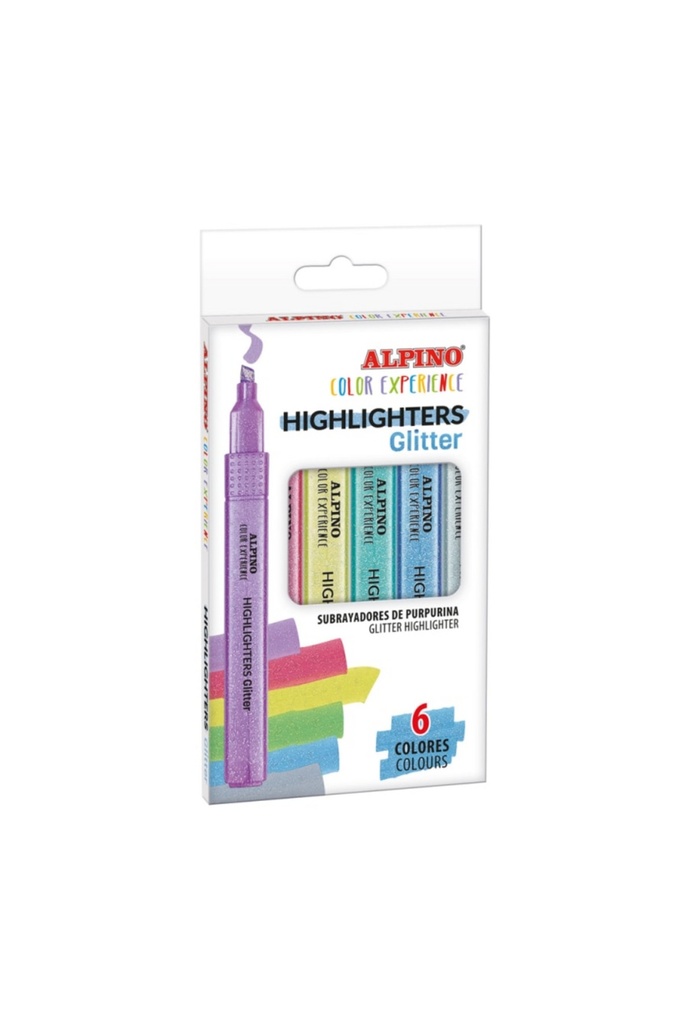 ALPINO GLITTER HIGHLIGTERS