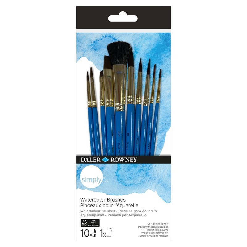 PINCEAUX DALER ROWNEY AQUARELLE /10