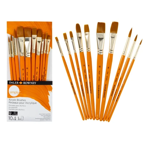 PINCEAU DALER ROWNEY ACRYLIQUE/10