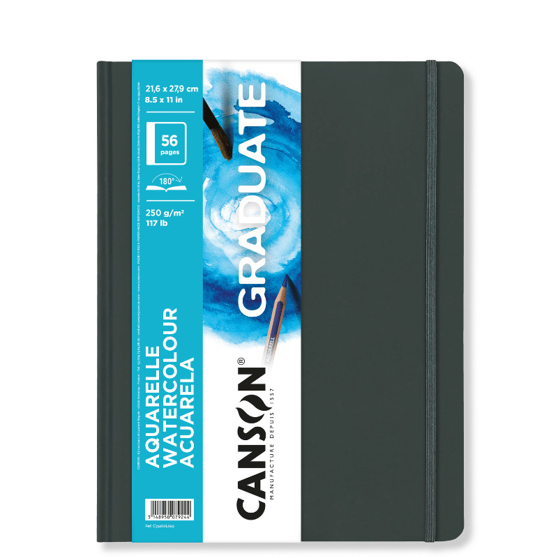 CARNET CANSON AQUARELLE A4 250g