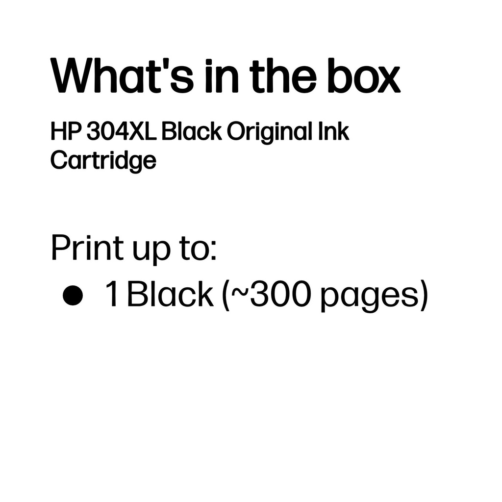 HP 304 XL BLACK