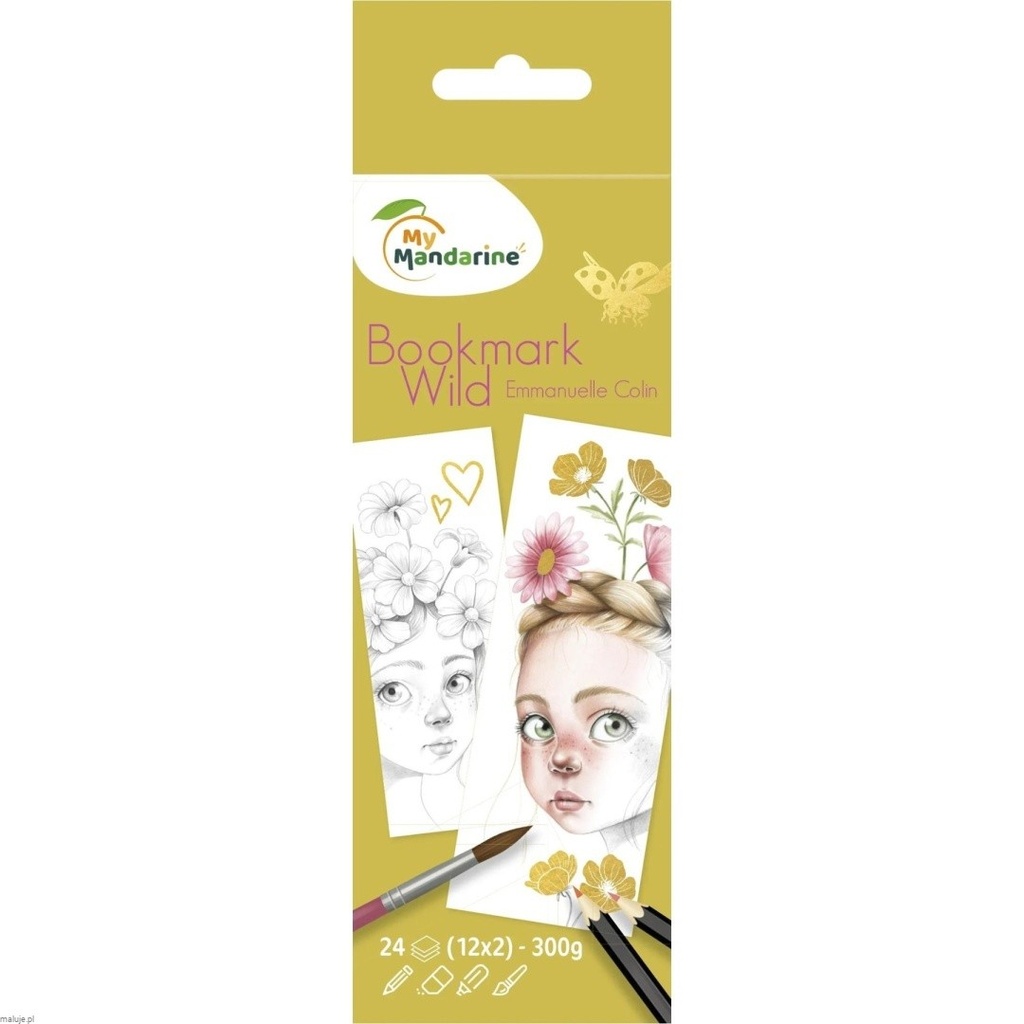 Clairefontaine Avenue mandarine Graffy bookmark 