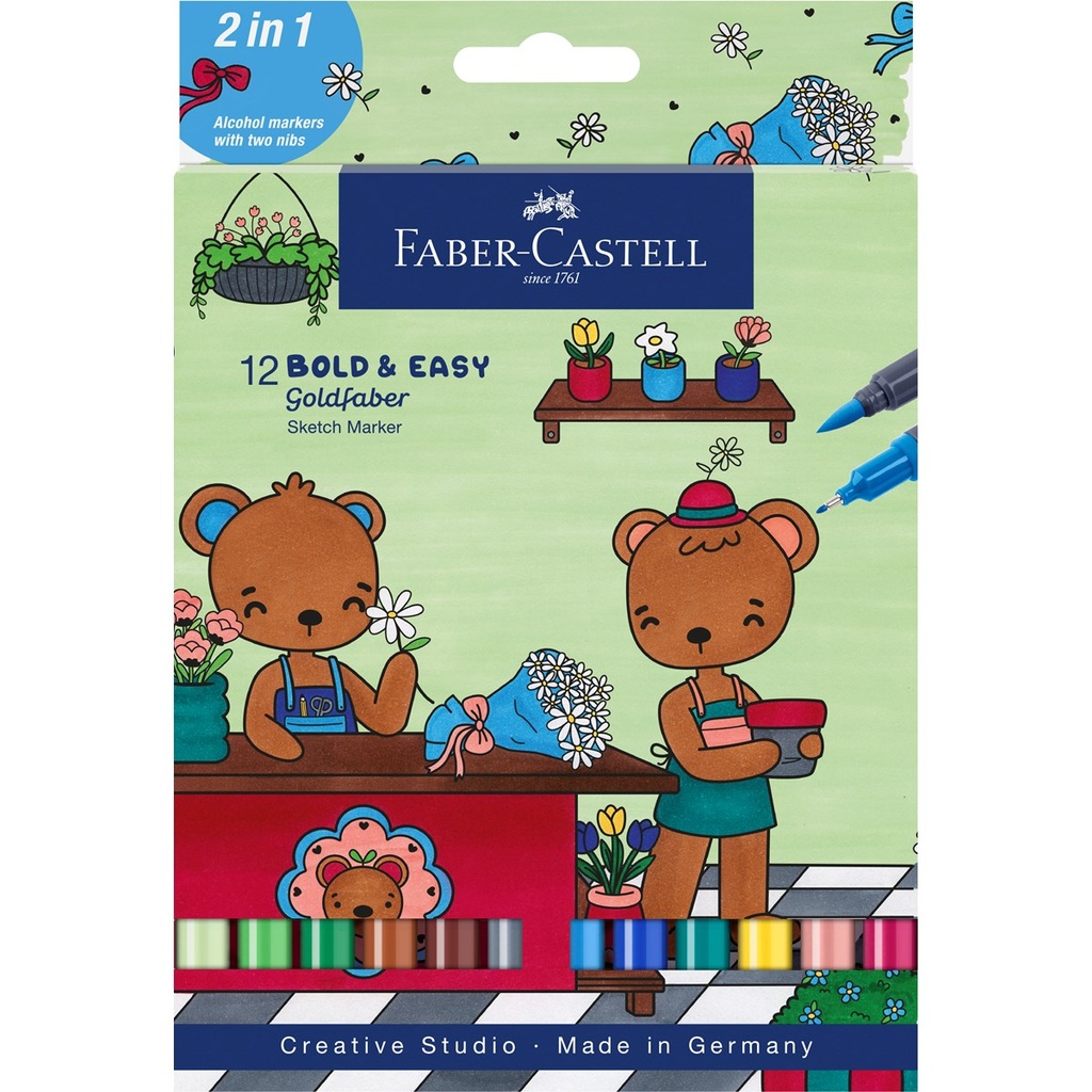 FABER CASTELL 12 FEUTRE