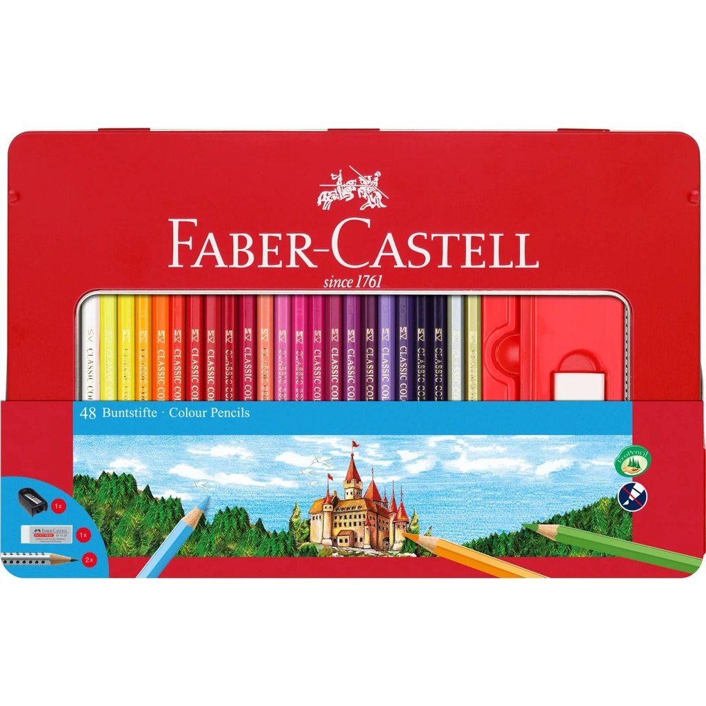 FABER CASTELL 48 CRAYON COULEUR