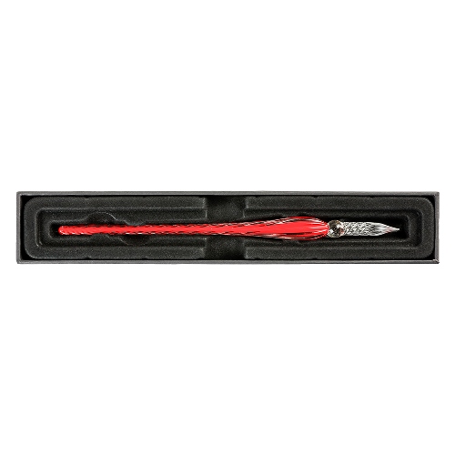 HERBIN PLUME VERRE TORSADEE CARBOUBIER 19cm