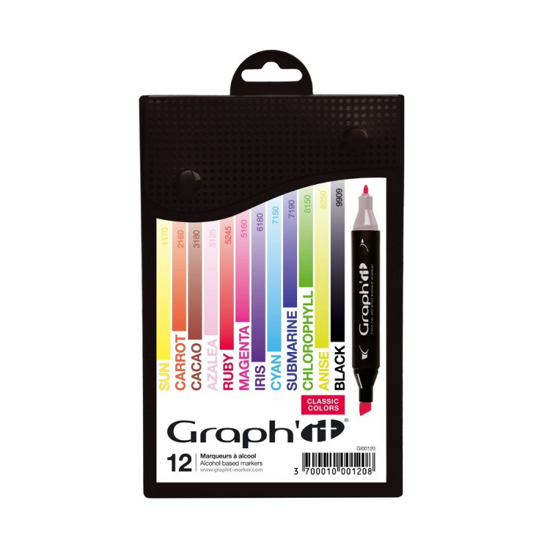 GRAPHIT IT CLASSIC COLOR MARQUEURES ALCOOL