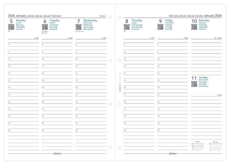 FILOFAX AGENDA A4