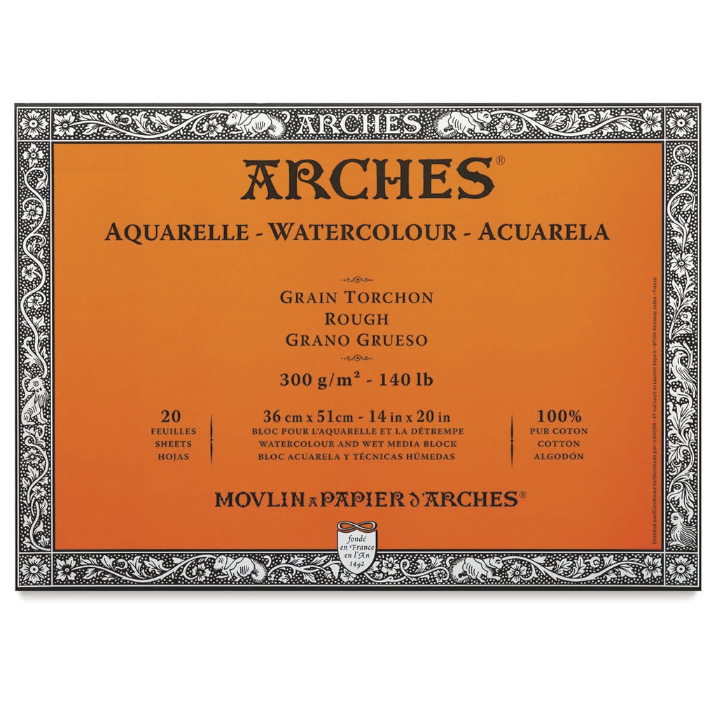 ARCHE GRAIN TORCHON 36cm x51cm 