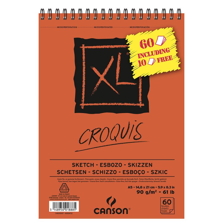 BLOC DE CROQUI XL A 5