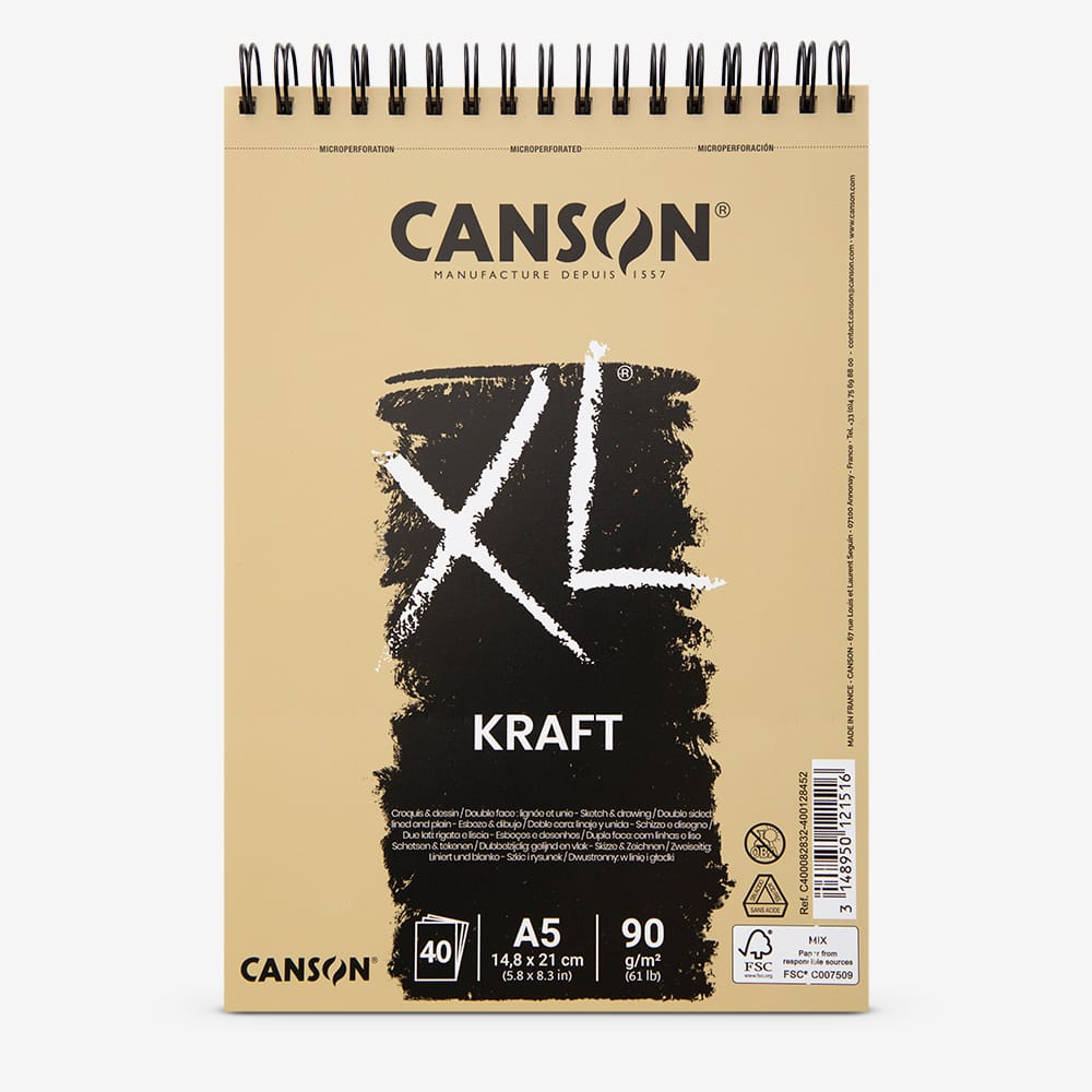 BLOC DE DESSIN XL KRAFT A5