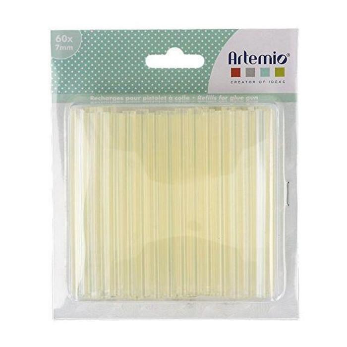 RECHARGE COLLE CLEAR 7MM 60PC