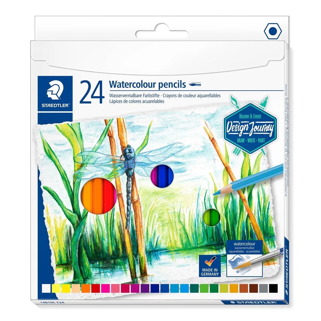 STA. WATERCOLOUR PENCILS 24