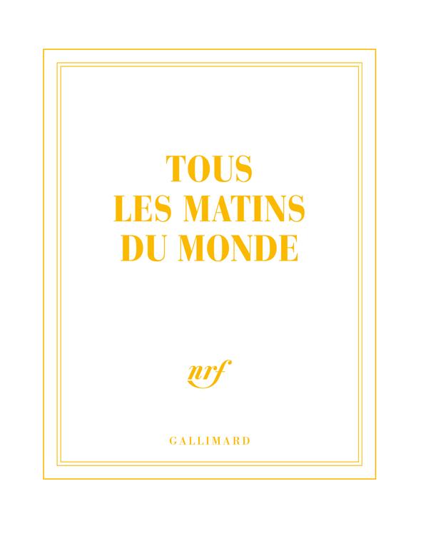 LES JOLIES PLANCHES carnet souple (tous les matin du monde)