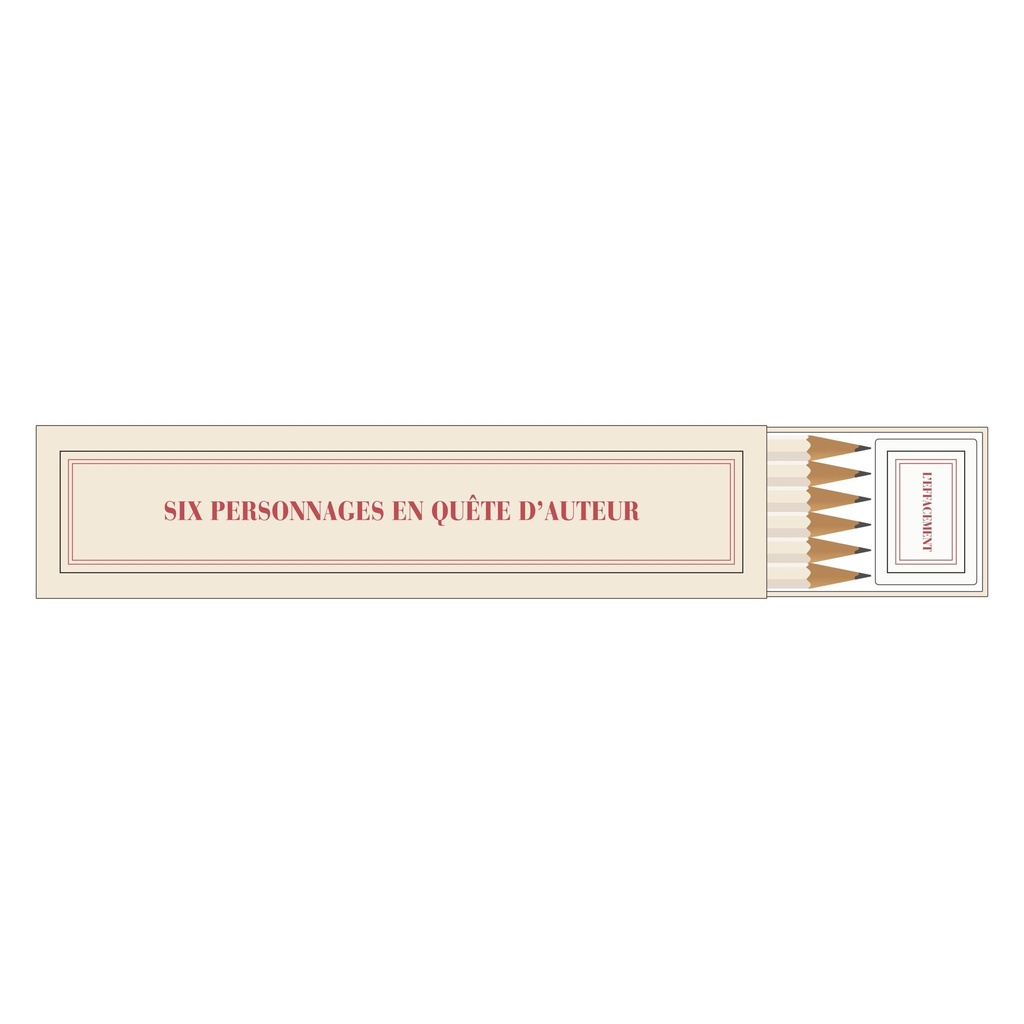 LES JOLIES PLANCHES etui crayon et gomme