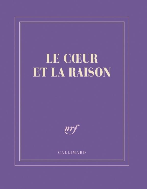 CAHIER LES JOLIES PLANCHES LE COEUR ET LA RAISON