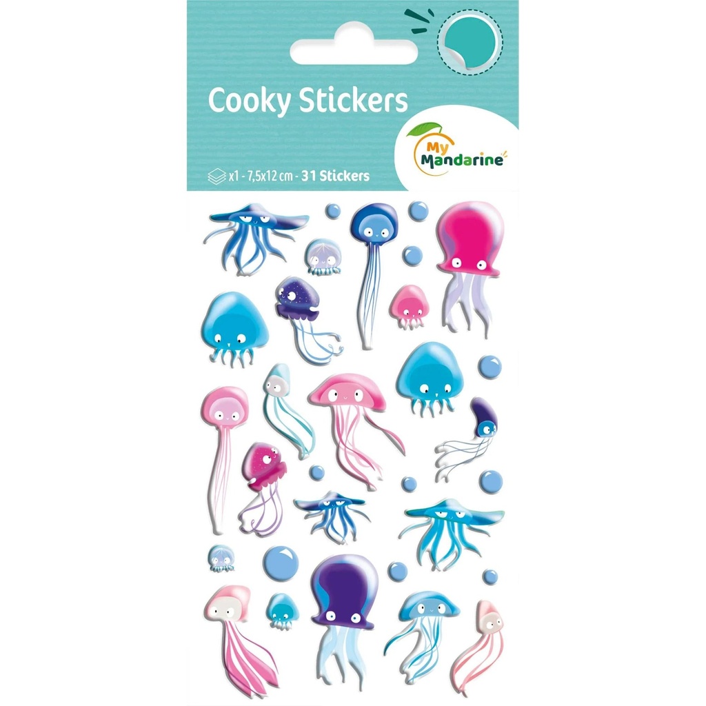 COOKY STICKERS (meduse)