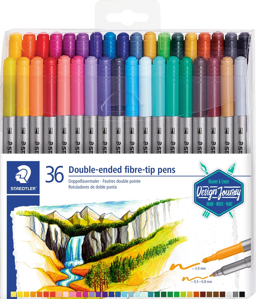 STA. feutre double pointe 36 