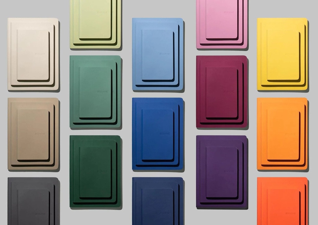 CAHIER ZEQUENZ A6 360 (light bleu)
