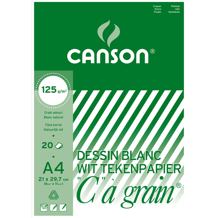 CANSON A4 C A GRAIN 125GR