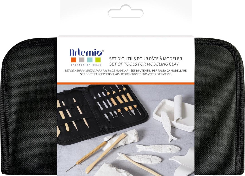 POCHETTE 14 OUTILS MODELAGE