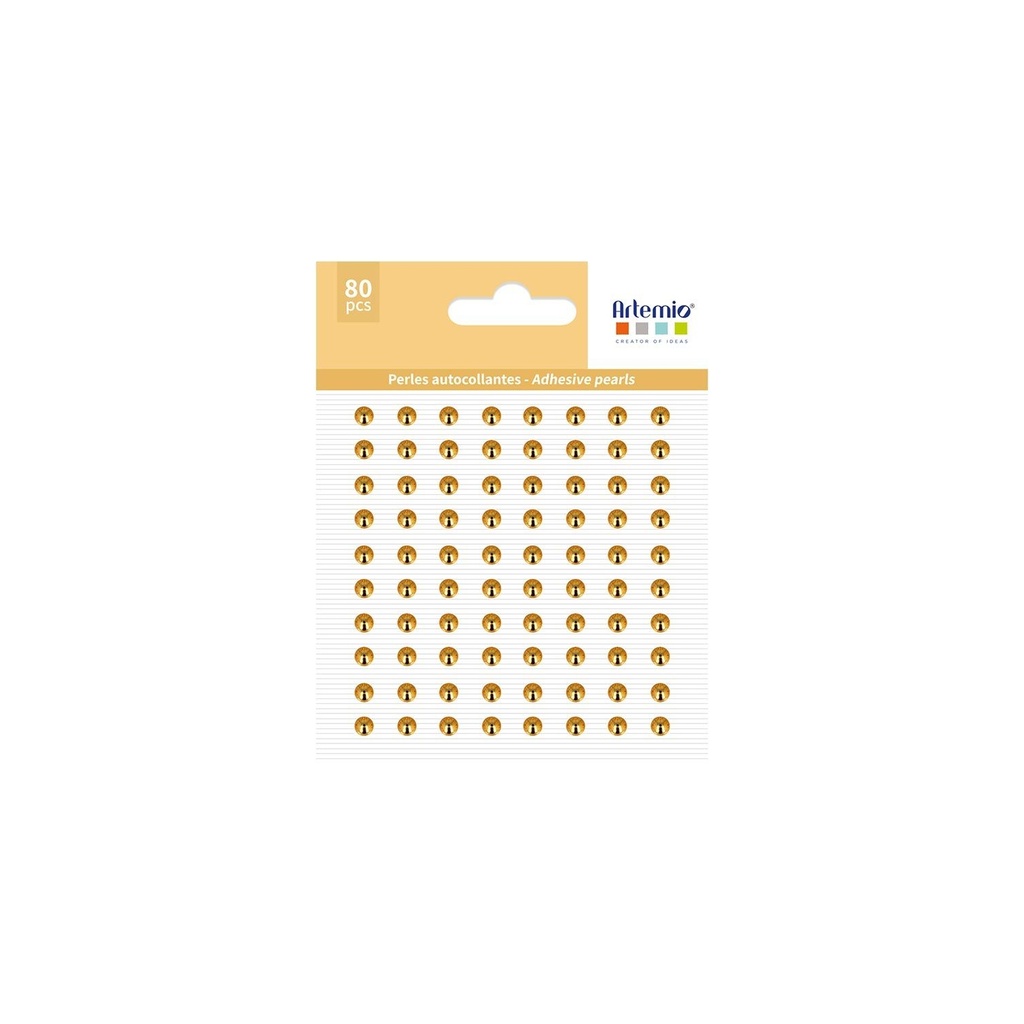 PERLES ADHESIVES OR