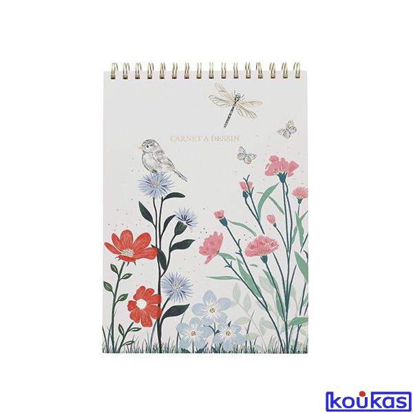 KIUB CARNET A DESSIN JARDIN DES MERVIELLES 