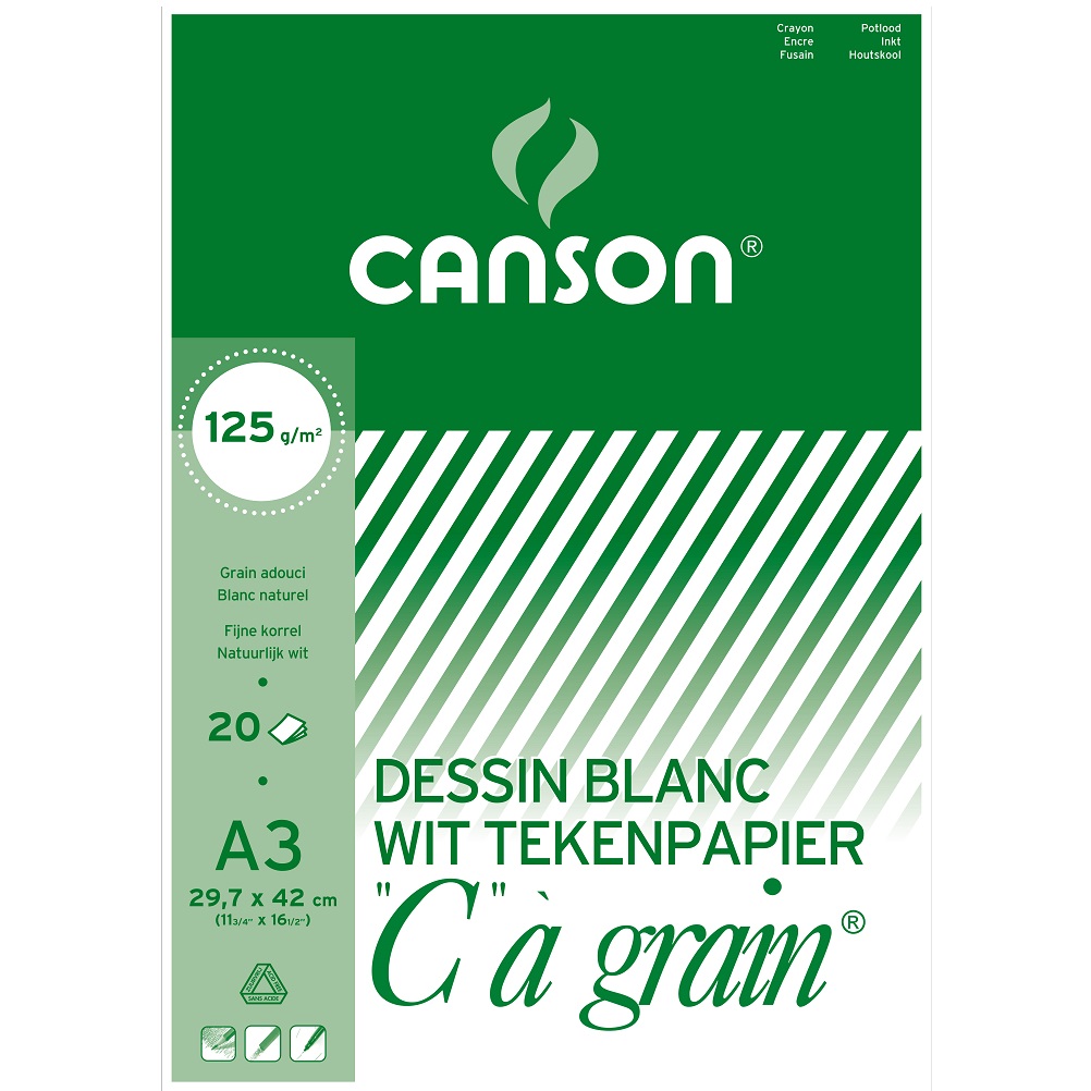 CONSON  A3 BLOC DE DESSIN C A GRAIN 125 GR