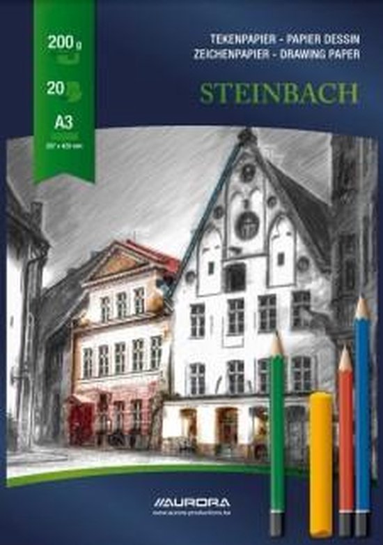 AURORA BLOC DE DESSIN  STEINBACH A3 .200 GR