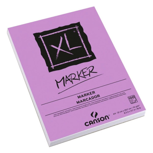 CANSON BLOC DESSIN A4 XL MARKEUR 70 GR