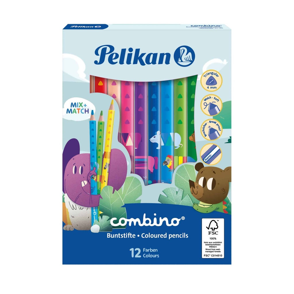 pelikan coloured pencils 12