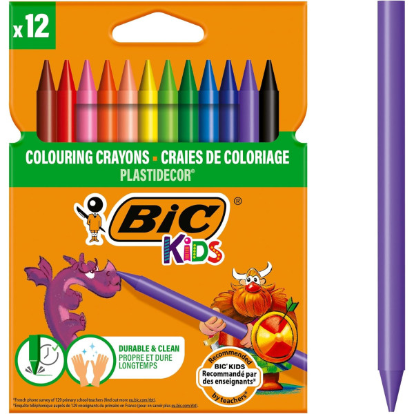bic kids plastidecor 12 ( 2+)