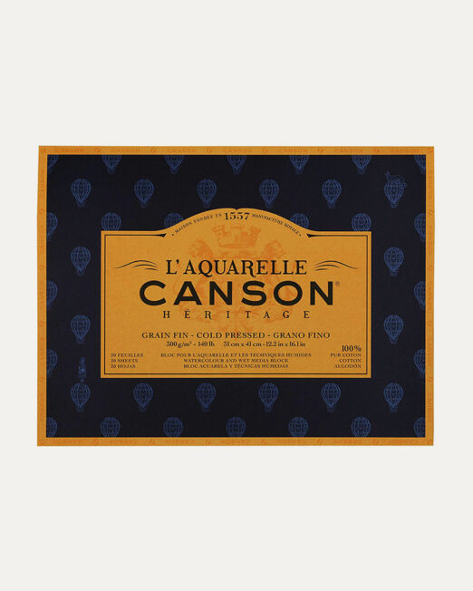 CANSON BLOC DESSIN AQUQRELLE GR FIN