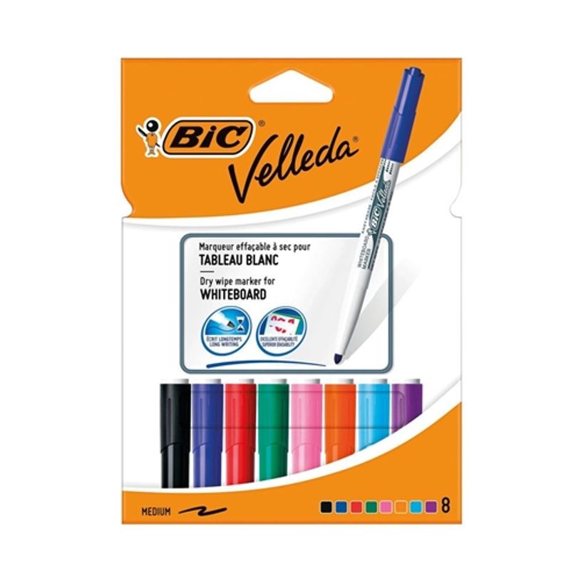 bic velleda pochette de 8 medium